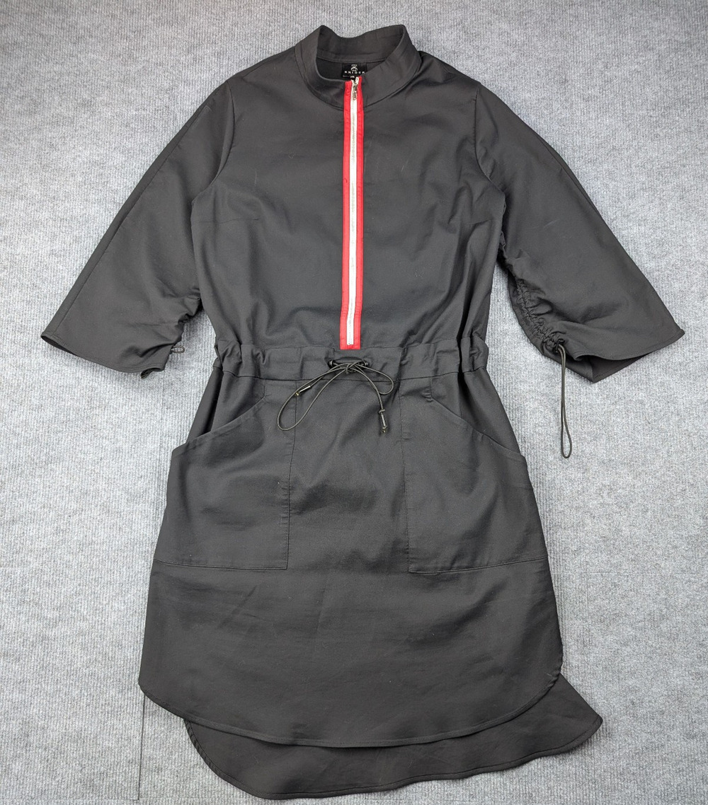 Staci Snider Dress Women Large Contemporary Jacket Lagenlook Artsy Minimal Black